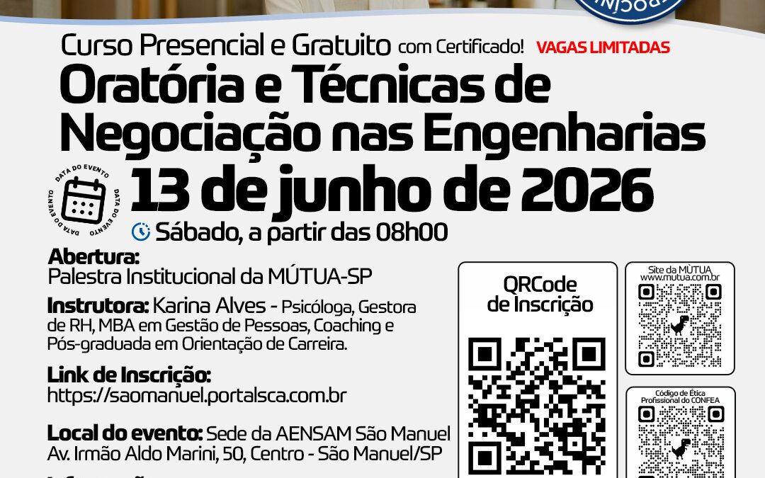 Curso Gratuito de Oratória com Certificado